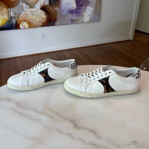 Celine Triomphe leather sneakers